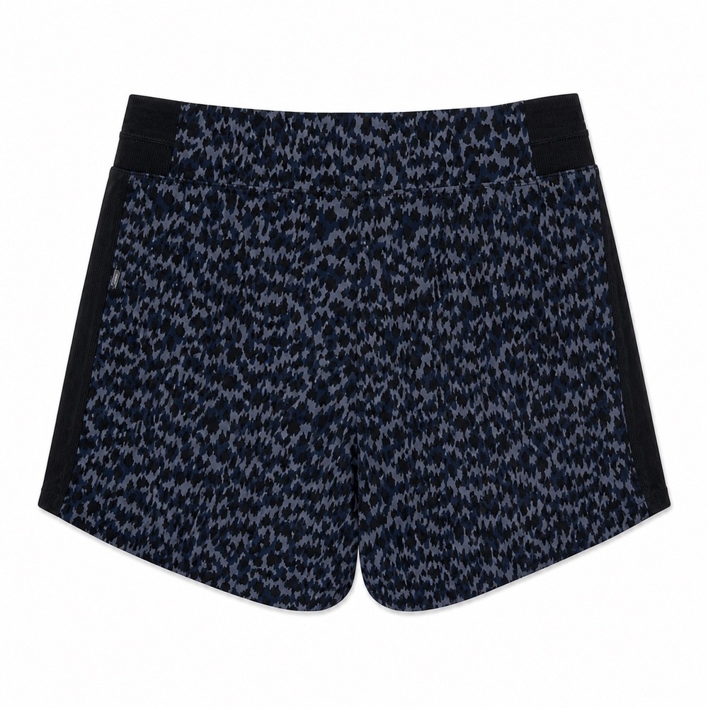 Athleta Brooklyn Printed Shorts Blue Lightweight Travel Size 10